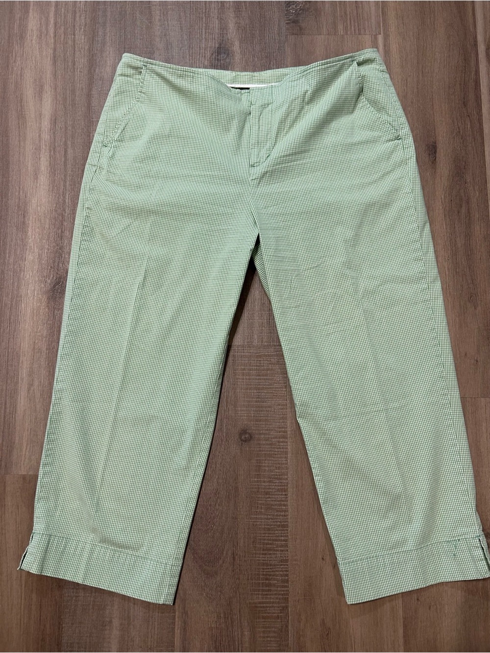 American Eagle Outfitters Mint Green Seersucker Chino Pants